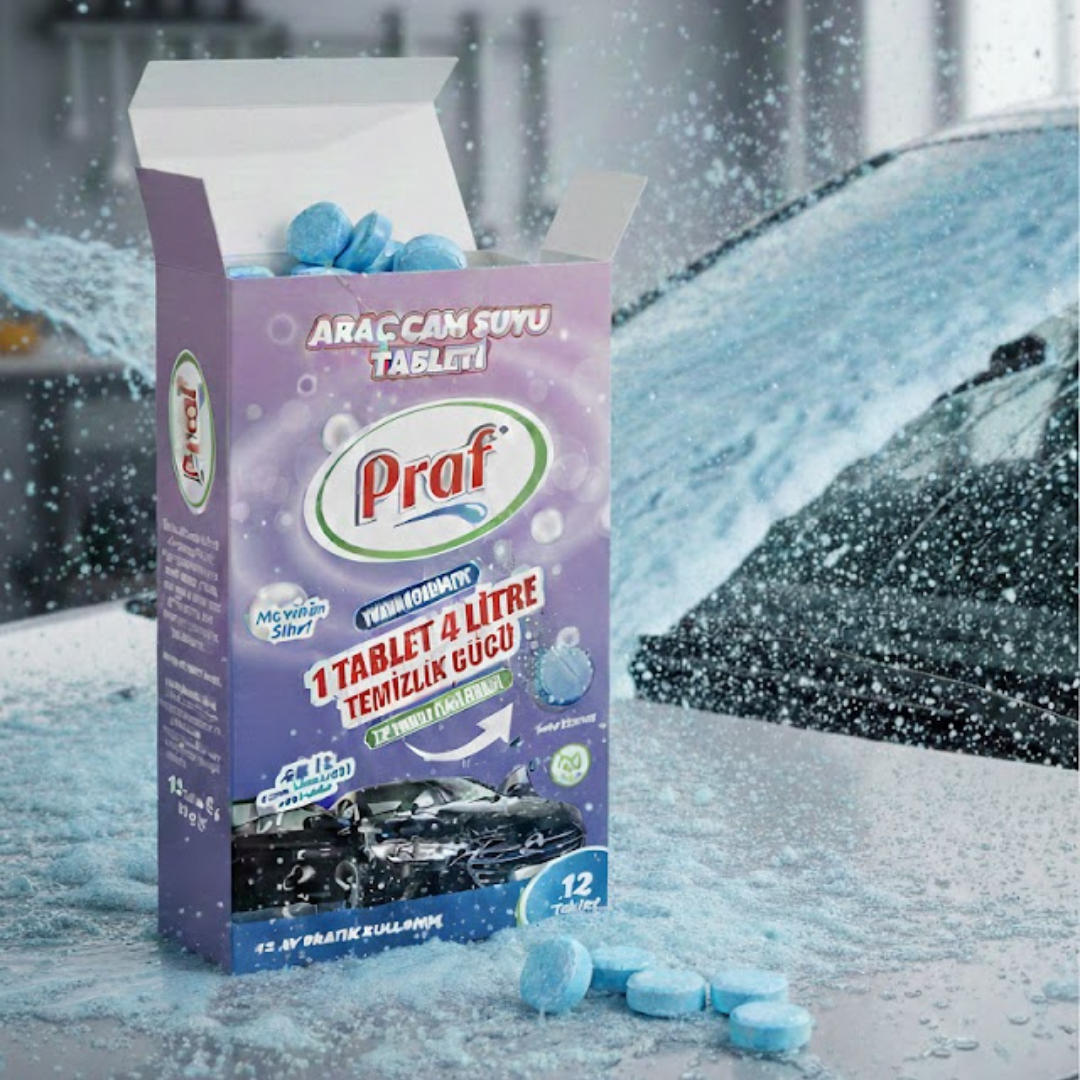 Araç Cam Suyu Tableti