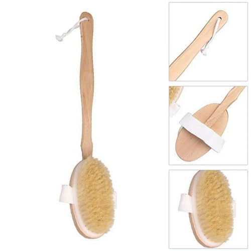 Organik Doğal At Kılı Banyo Fırçası