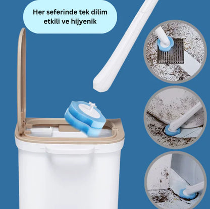 GoFresh Hijyenik Tuvalet Fırçası (+10 Adet Hediye Başlıklı)