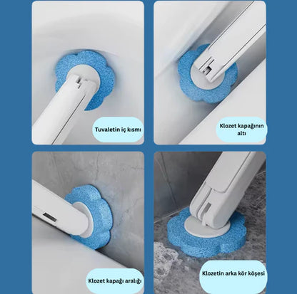 GoFresh Hijyenik Tuvalet Fırçası (+10 Adet Hediye Başlıklı)