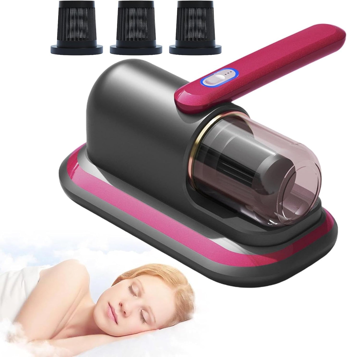 UV Işıklı Elektrikli Yatak Temizleme Süpürgesi