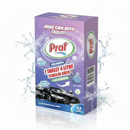 Araç Cam Suyu Tableti