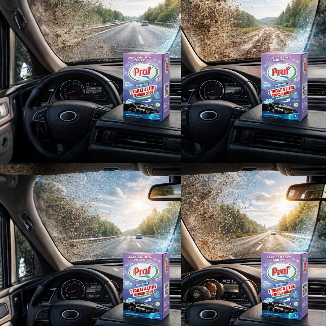 Araç Cam Suyu Tableti