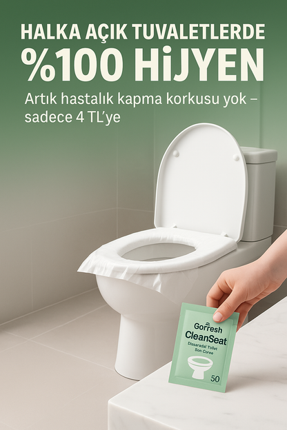 Kullan-at Klozet Poşeti 50 Adet Taşınabilir