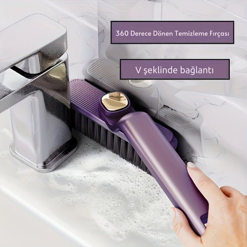 Döner Başlıklı Temizlik Fırçası Cımbızlı