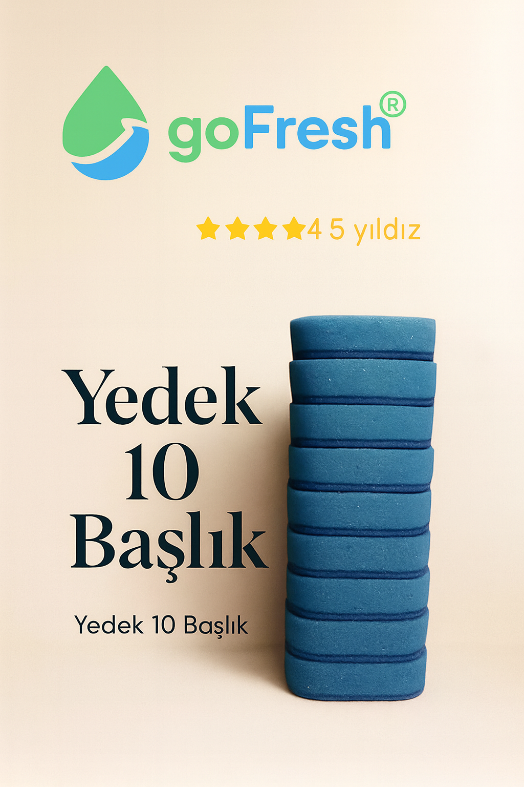 GoFresh Yedek Başlık 10 Adet